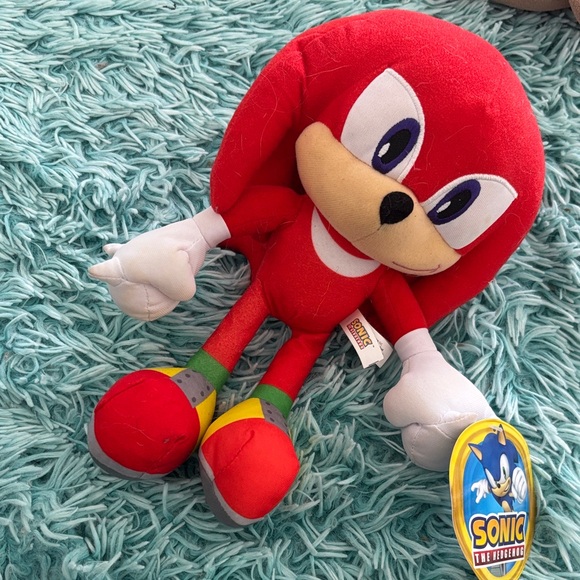 Red Plush Knuckles Toy - Picture 1 of 9